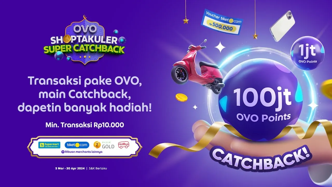 Transaksi Mulai Rp 10 Ribu Pakai OVO Bisa Menang Hadiah Spektakuler Hingga Ratusan Juta Rupiah