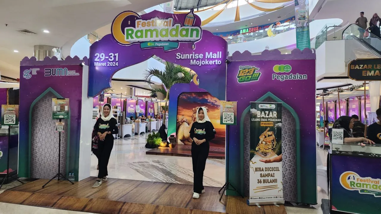 Puncak Ramadan 1445 H, Pegadaian Gelar Festival Ramadan 2024 di Sunrise Mall Kota Mojokerto