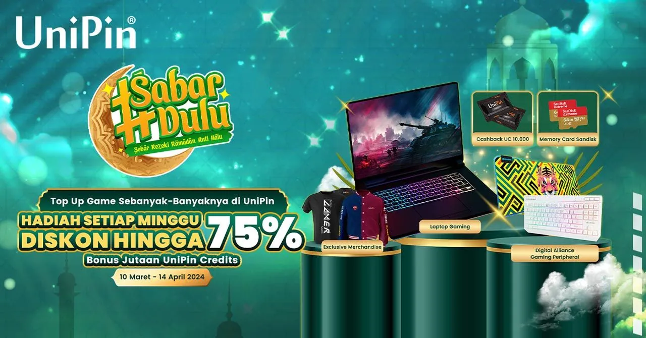 Promo UniPin Sepanjang Ramadan Bikin Puasa Lebih Menyenangkan