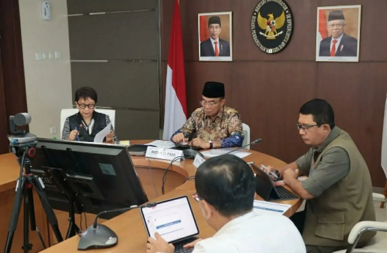 Rapat Koordinasi Tingkat Menteri Bahas Bantuan Bencana Kemanusiaan di Palestina dan Sudan