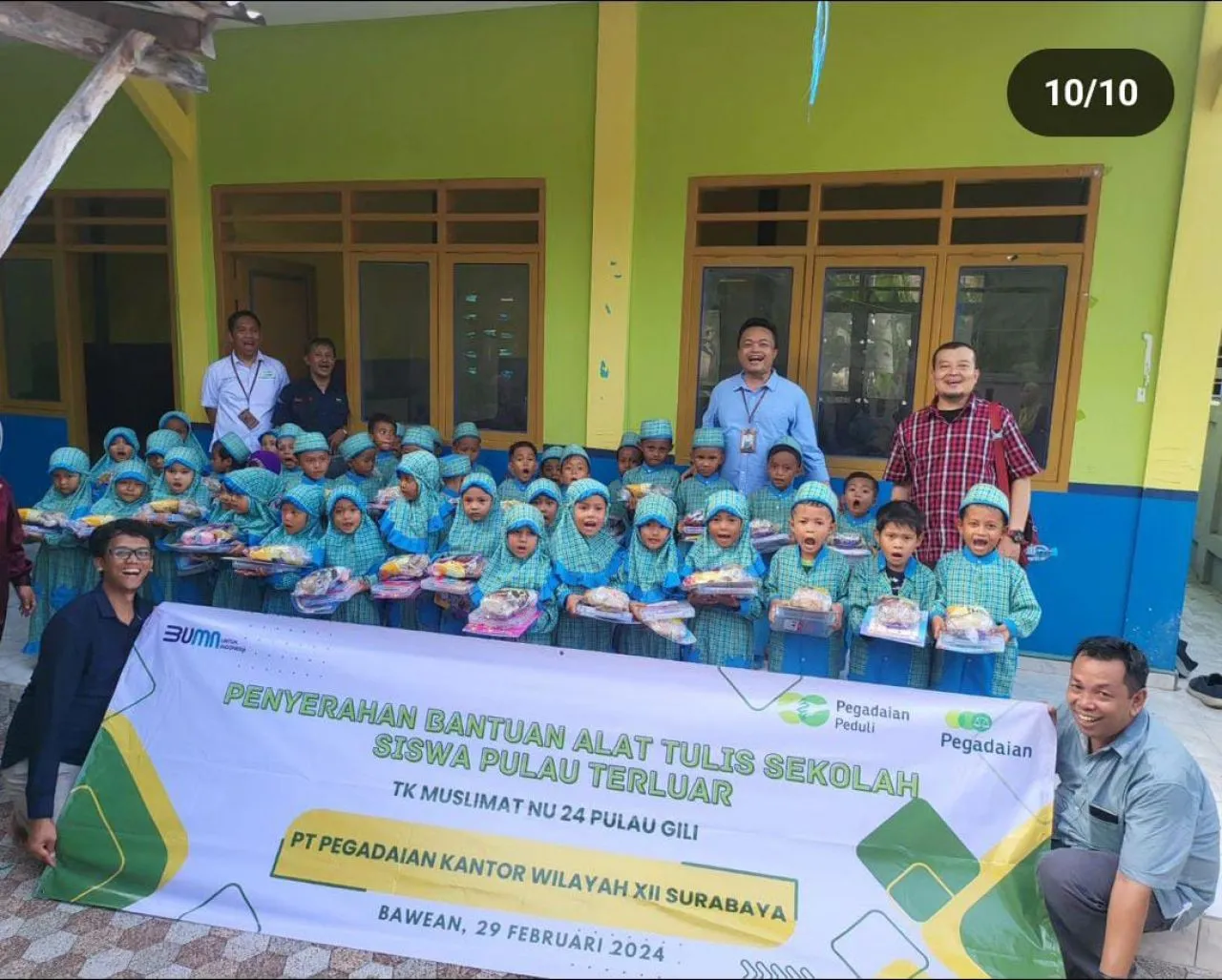 PT Pegadaian Peduli Pendidikan Anak Pulau Gili