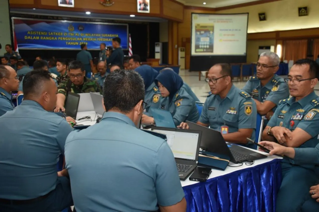 15 Personel Puspenerbal Ikuti Asistensi Satker Zl TNl AL Untuk Pengusulan Meraih Predikat WBK