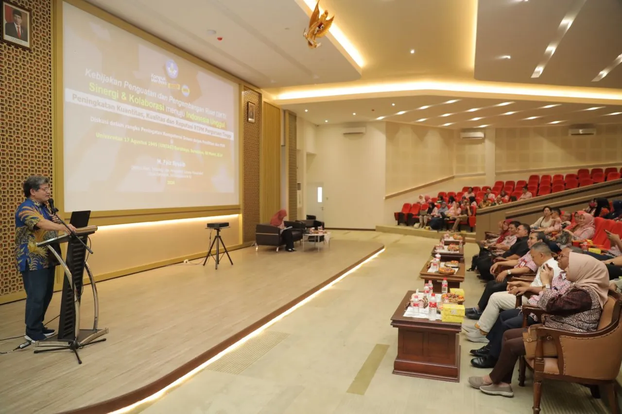 LPPM Untag Surabaya Gelar Workshop Targetkan Capai PTS Klaster Mandiri