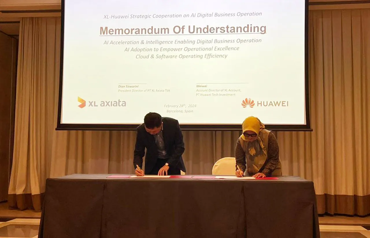XL Axiata dan Huawei Kerja Sama Strategis Pemanfaatan Artificial Intelligence