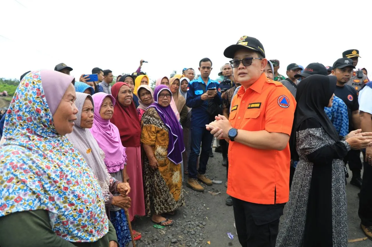 GerCep, Pj. Gubernur Adhy Tangani Banjir Lahar Dingin di Lumajang