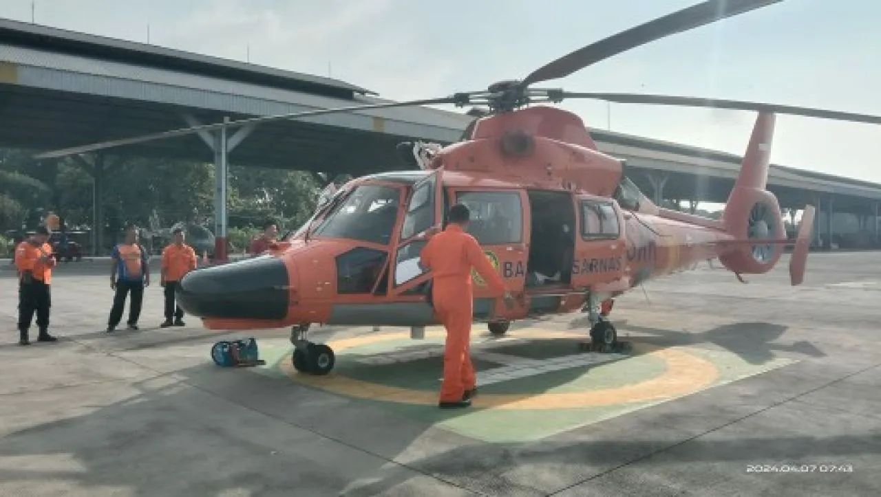 Wing Udara 2 Puspenerbal Operasikan Heli Basarnas Siaga SAR Idul Fitri 1445 H