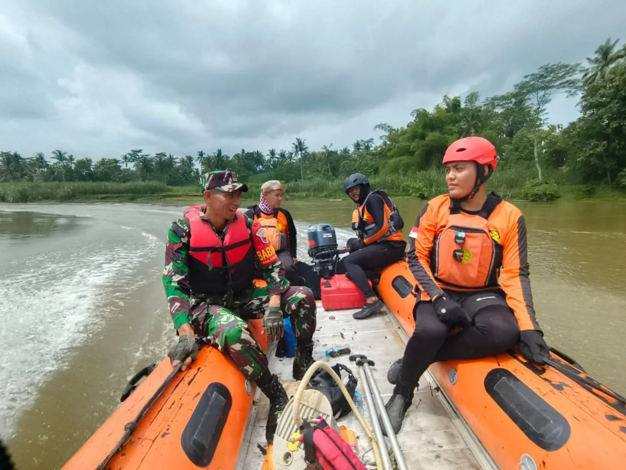 Tim SAR Gabungan Temukan Sumiati Pada Hari Ketiga Pencarian di Sungai Brantas Blitar