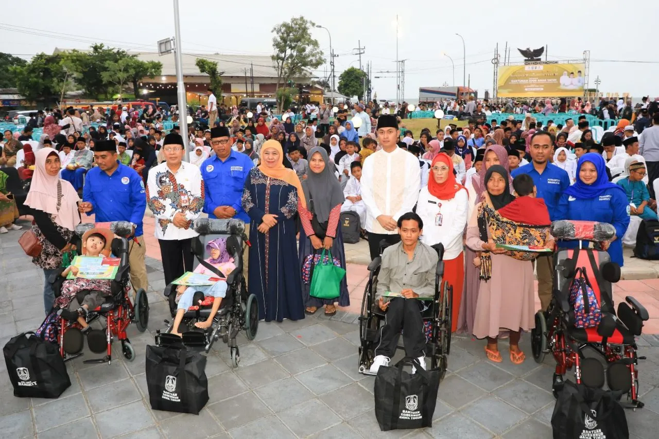 Safari Ramadhan di Tuban Berlangsung Meriah Bersama 2000 Anak Yatim