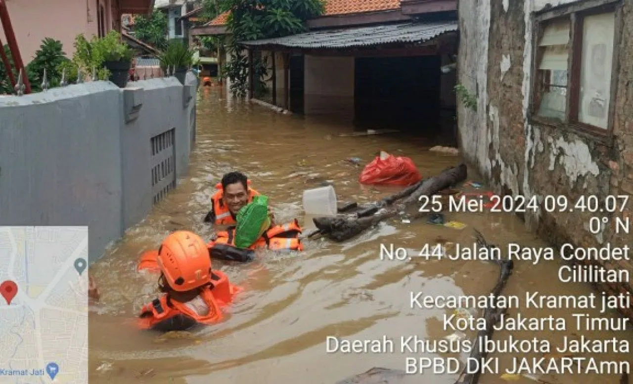 DKI Jakarta Banjir, 463 Jiwa Terdampak