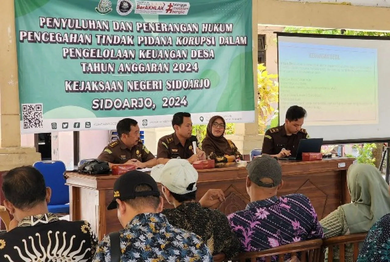 Tim Intelijen Kumpulkan Kades Beri Penyuluhan Hukum Cegah Korupsi Keuangan Desa