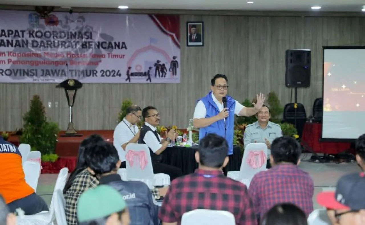 Pj Gubernur Adhy Sebut Strategi Pentahelix Bukti Jitu Dalam Penanganan Bencana di Jatim
