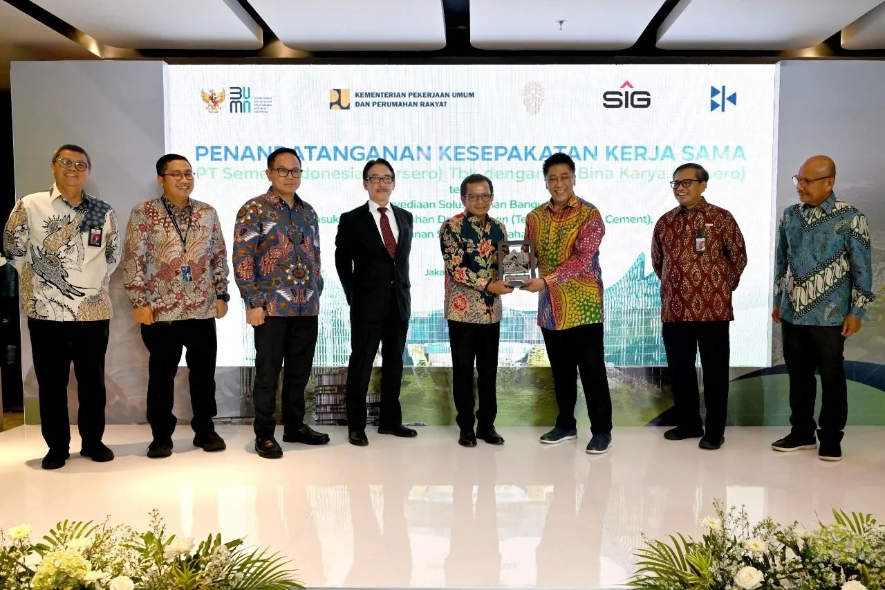 SIG dan Bina Karya Kerja Sama Penyediaan Green Cement untuk Proyek IKN