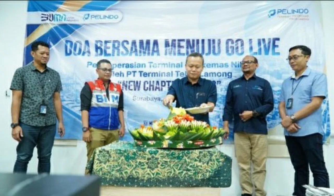 PT Terminal Teluk Lamong Resmi Operasikan Terminal Petikemas Nilam