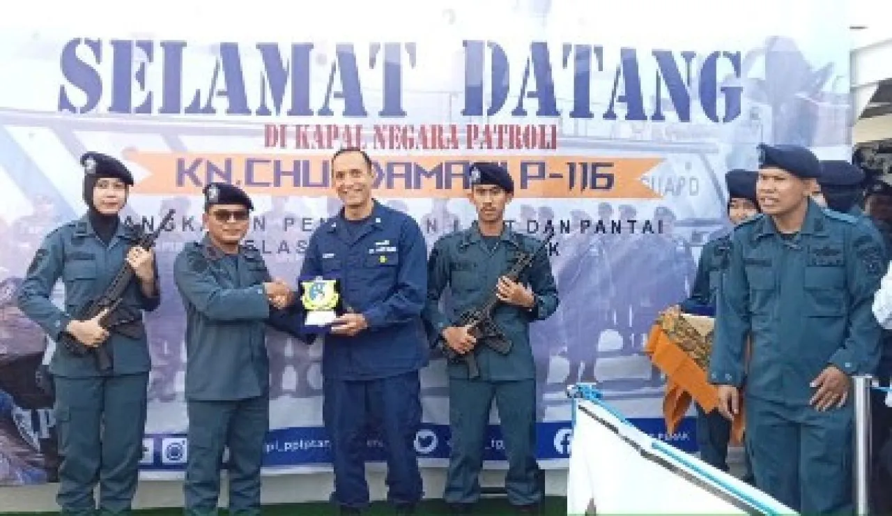 Delegasi Amerika Datang ke Surabaya, Melihat Langsung Kekuatan Armada Kapal Patroli Pangkalan PLP Tanjung Perak