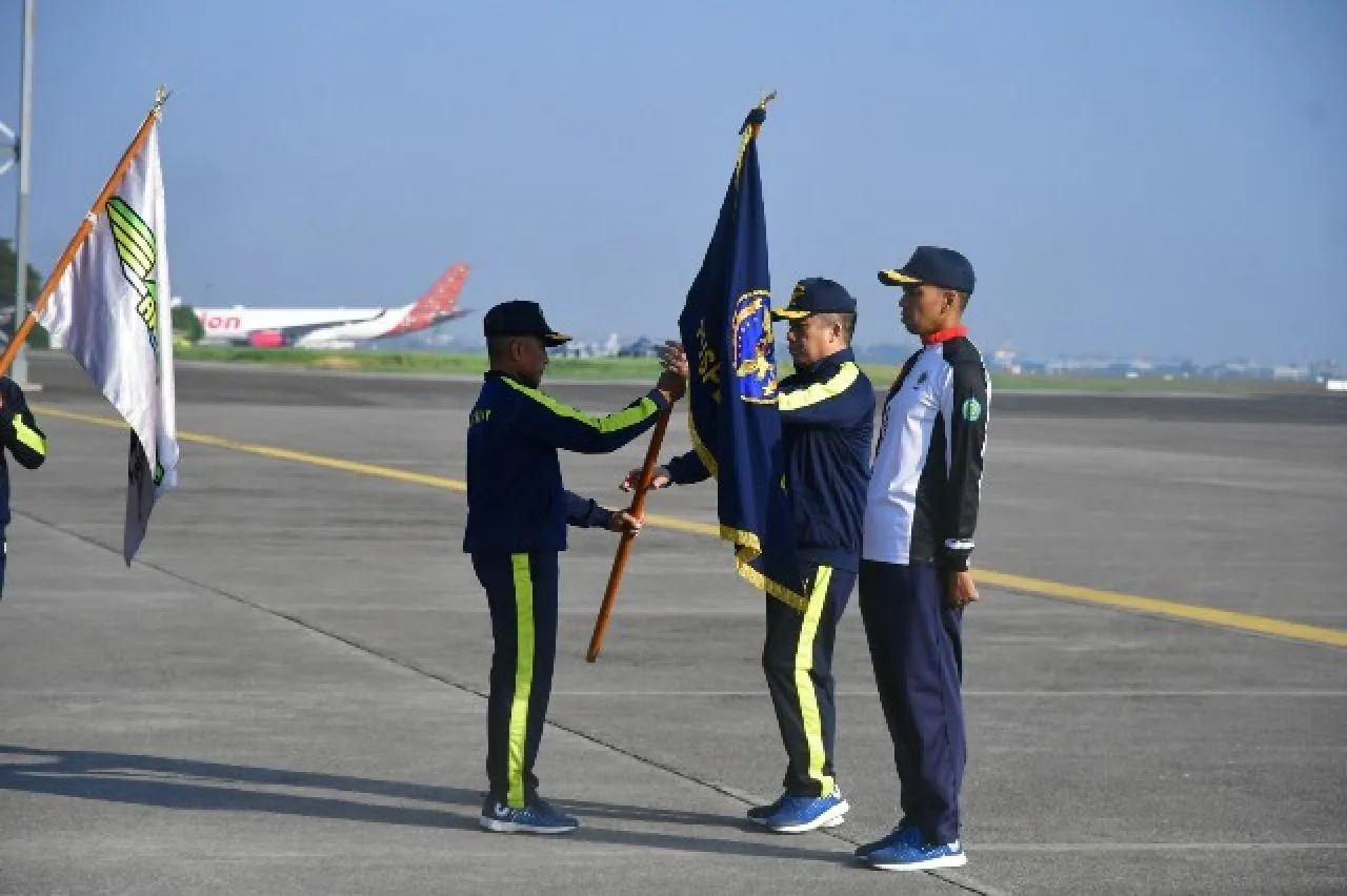 Puspenerbal Berangkatkan Kontingen Porwiltim dan Atlet Panahan Piala Presiden 2024