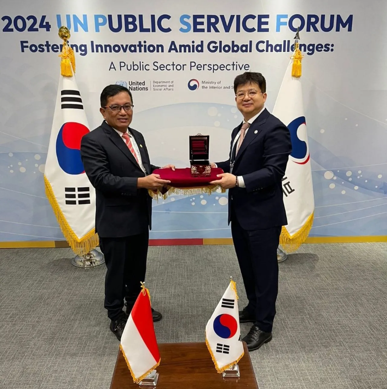 Pertemuan Bilateral BNPB dan Korea Bahas Penanggulangan Bencana