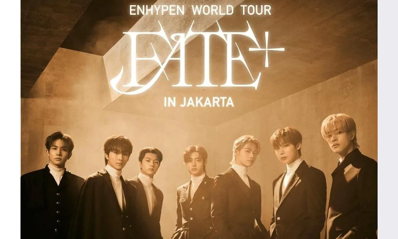 Perdana di Jakarta, ENHYPEN Siap Memikat Penggemar dalam Konser Fate Plus