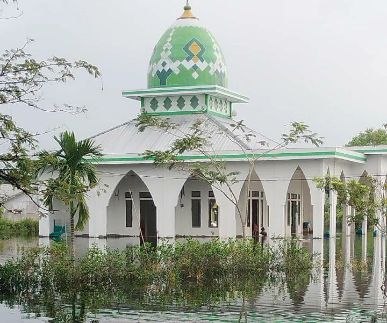 Banjir Genangi Dua Desa di Kubu Raya, Kalimantan Barat 