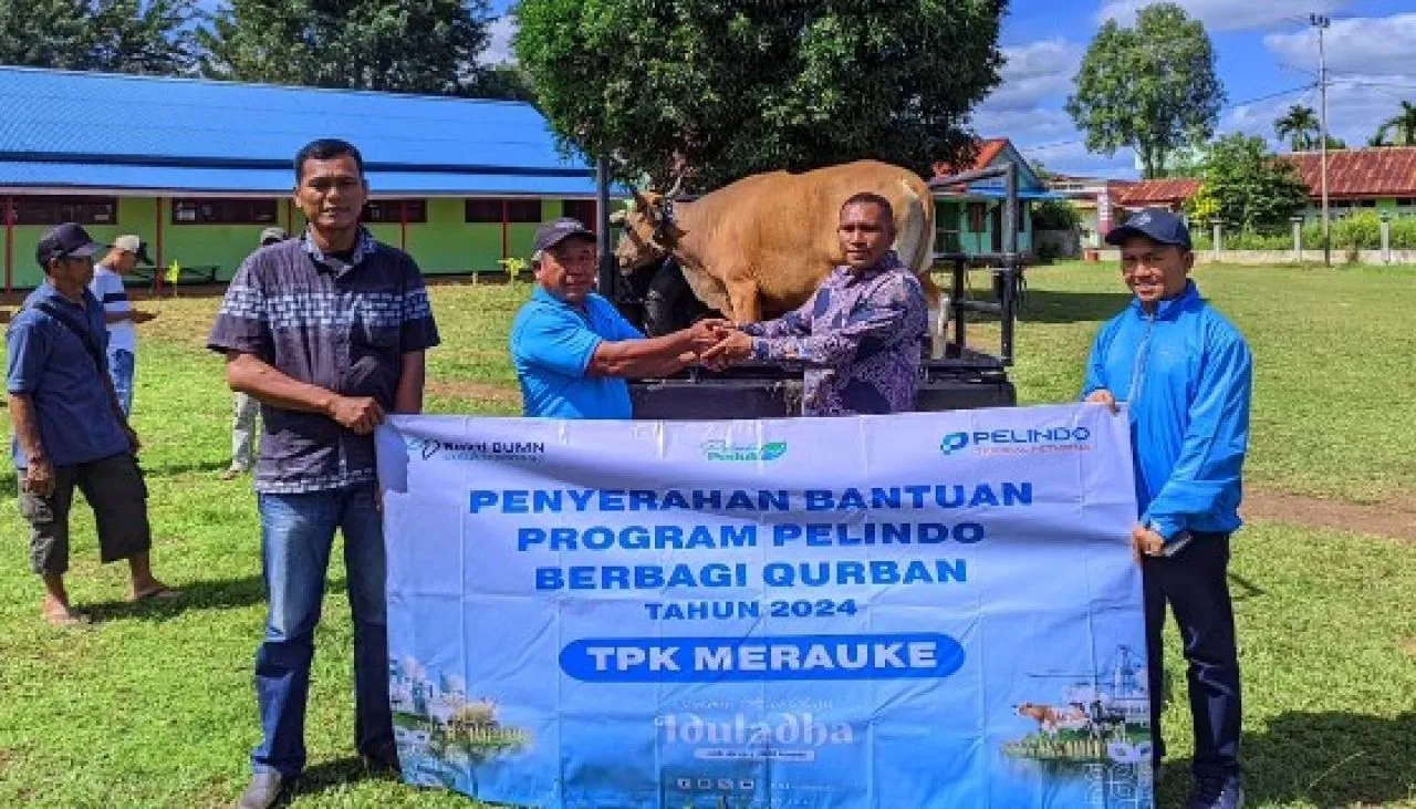 Idul Adha 1445 Hijriyah, Pelindo Petikemas Salurkan 215 Hewan Kurban