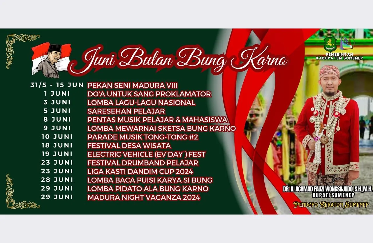 Peringatan Bulan Bung Karno di Sumenep Bakal Lebih Meriah, Cak Fauzi Gelar Puluhan Acara 