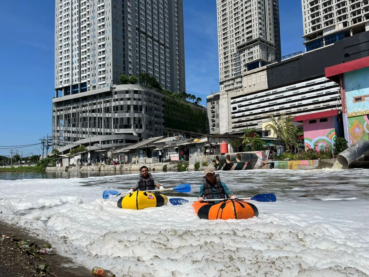 Mandi Busa Gratis Bisa di Sepanjang Sungai Mulyorejo hingga Kalidami, Cek Jadwalnya!
