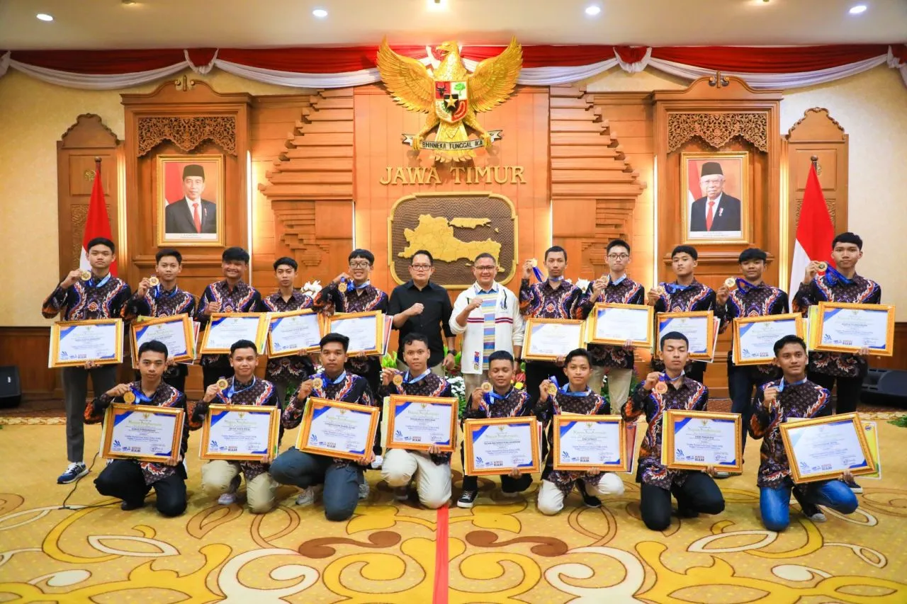 Raih 15 Emas, Jatim Sukses Pertahankan Juara Umum LKS SMK Nasional XXXII Tahun 2024