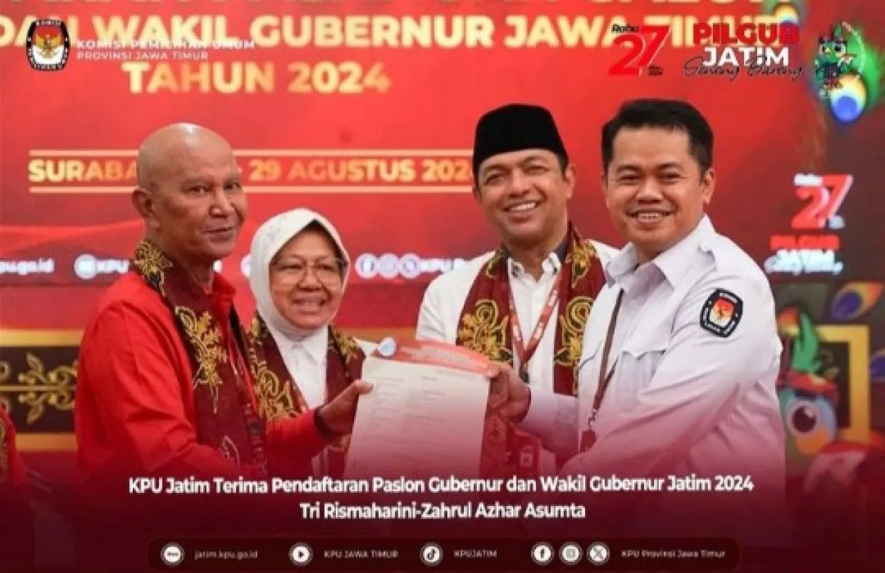 Pasangan Risma-Gus Hans Disiapkan untuk Memajukan dan Resik Resik Jawa Timur