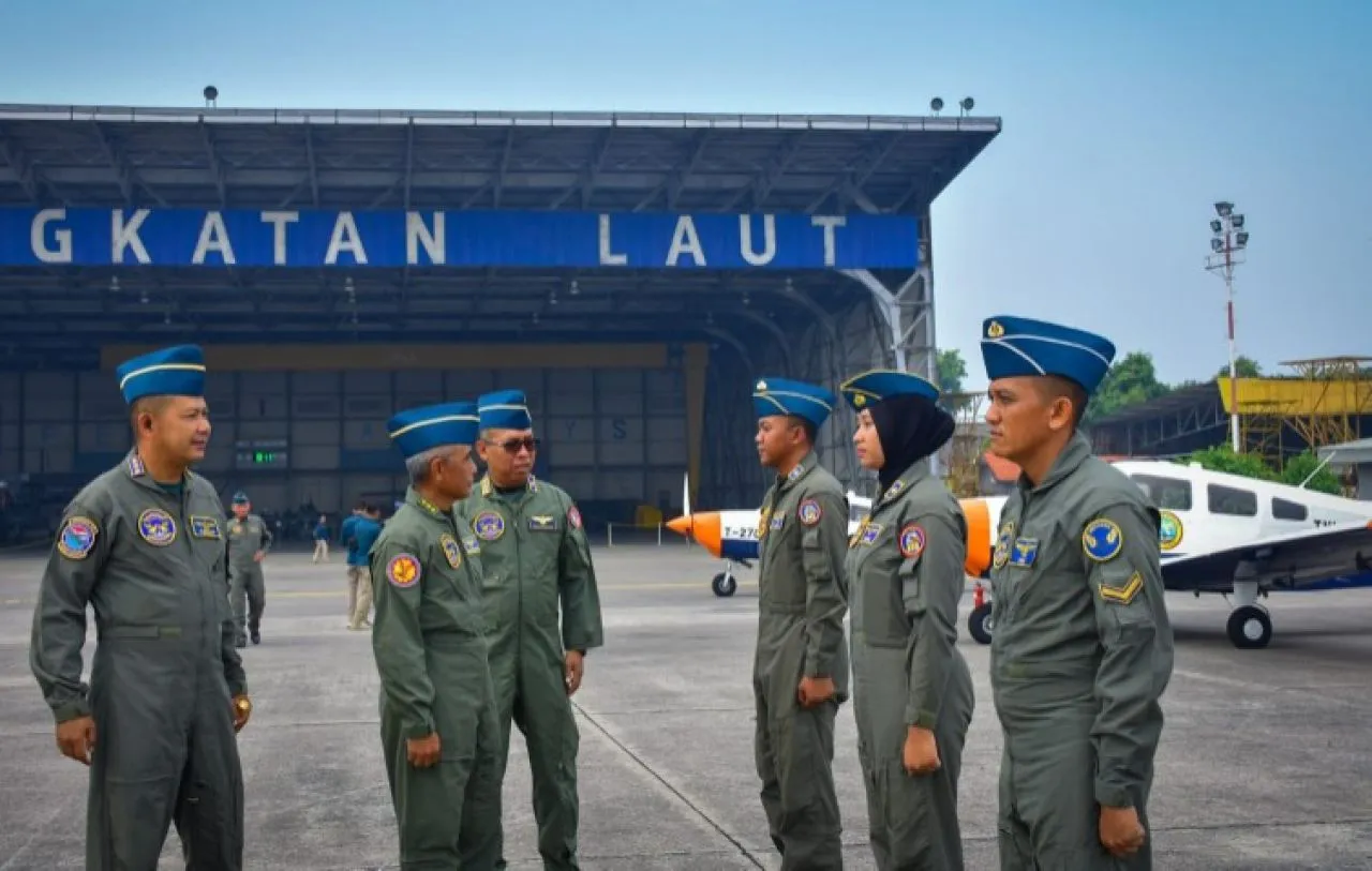 Puspenerbal Lepas Puluhan Pesud Untuk Meriahkan Peringatan HUT ke-79 TNI Tahun 2024