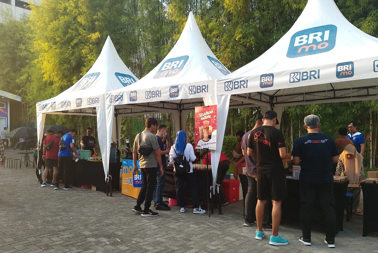 Lewat Tunjungan Loop by BRI, BRI BO Surabaya Manukan Tebar Manfaat QRIS BRImo