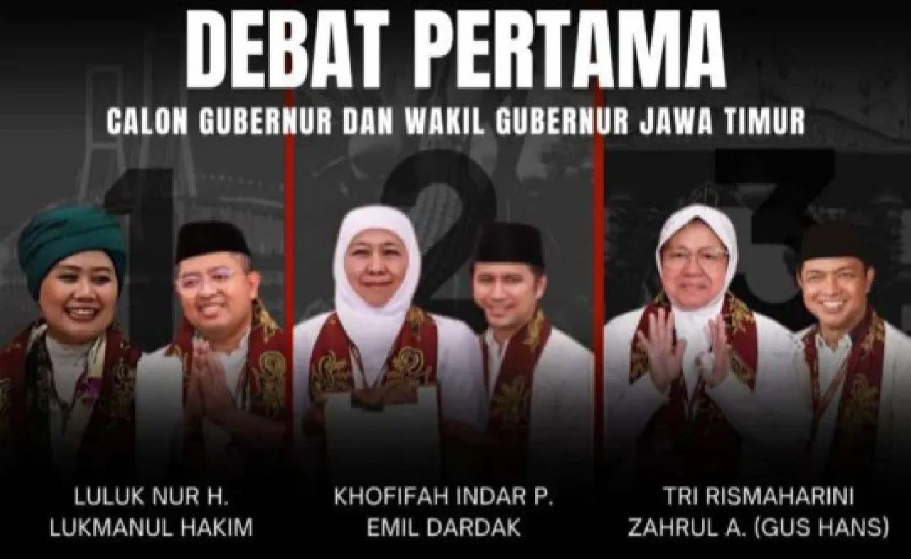 Petahana Beber Keberhasilan, Kandidat Lain Soroti Kekurangan Membangun Jatim