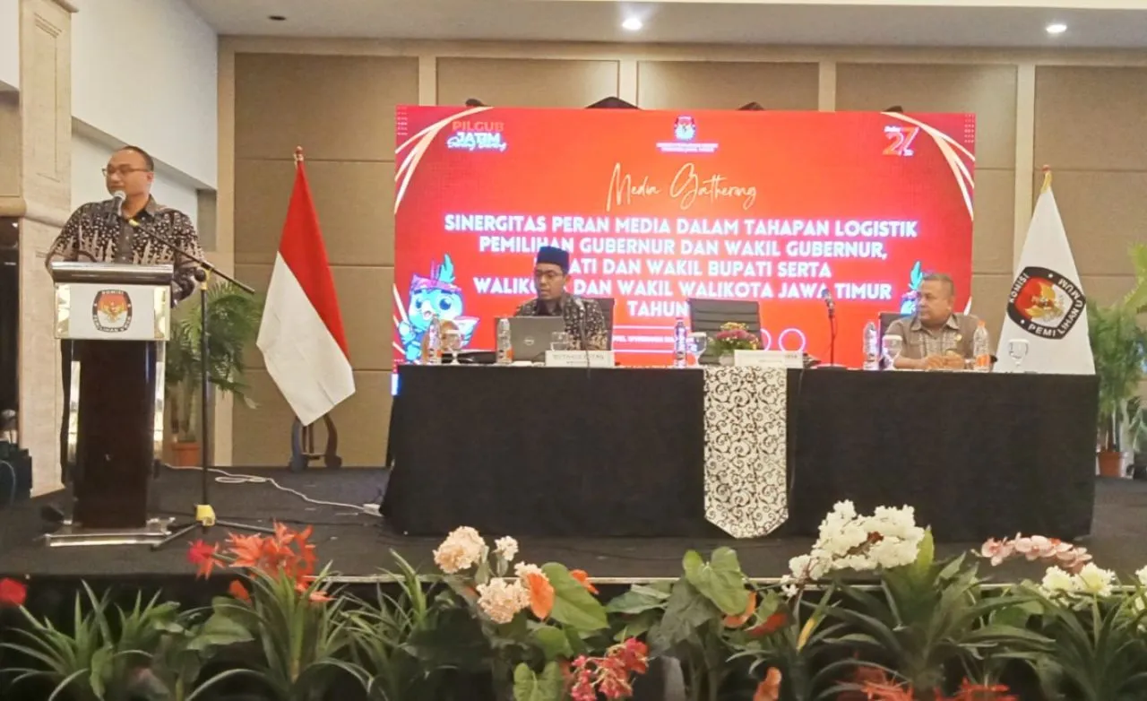 KPU Jatim Pastikan Sebaran Logistik Pilkada Aman Hingga ke Kab/Kota di Jatim