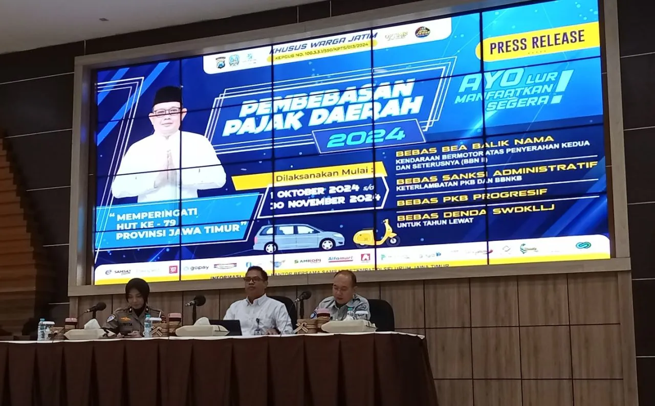 Pembebasan Pajak Daerah Untuk Masyarakat Jawa Timur Tahun 2024