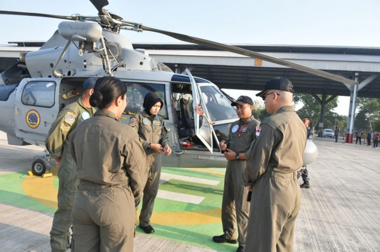 Crew Helikopter Panther HS-1306 Ikuti Latihan Jelang Pratugas Konga TNl Satgas MTF Unifil