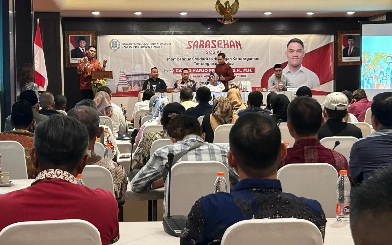 Cahyo Harjo Anggota DPRD Jatim dan Dinsos Jatim Rumuskan Langkah Tekan Potensi Bencana Sosial 