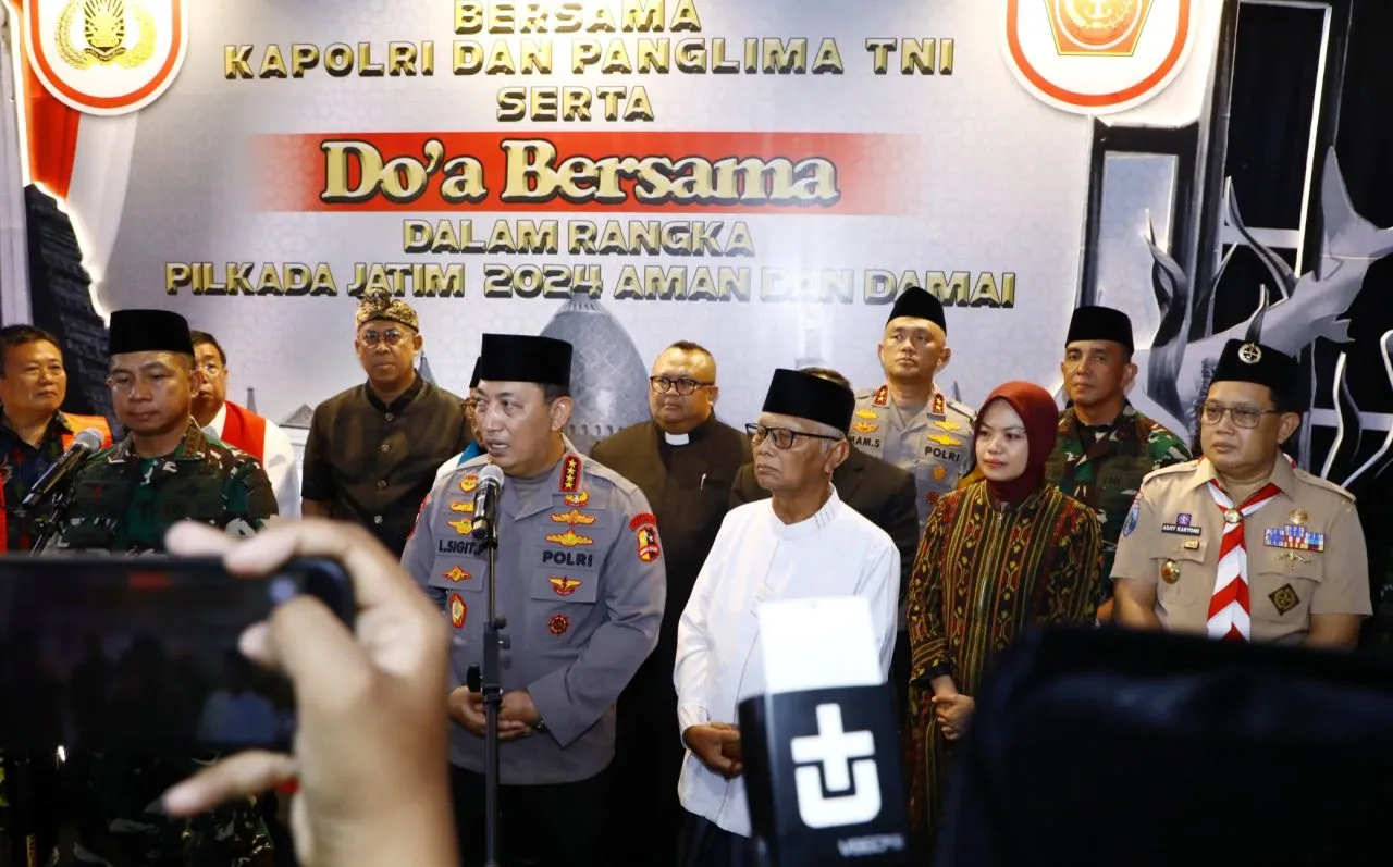 Kapolri dan Panglima TNI, Pj. Gubernur Jatim Optimistis Pilkada Serentak 2024 Sukses