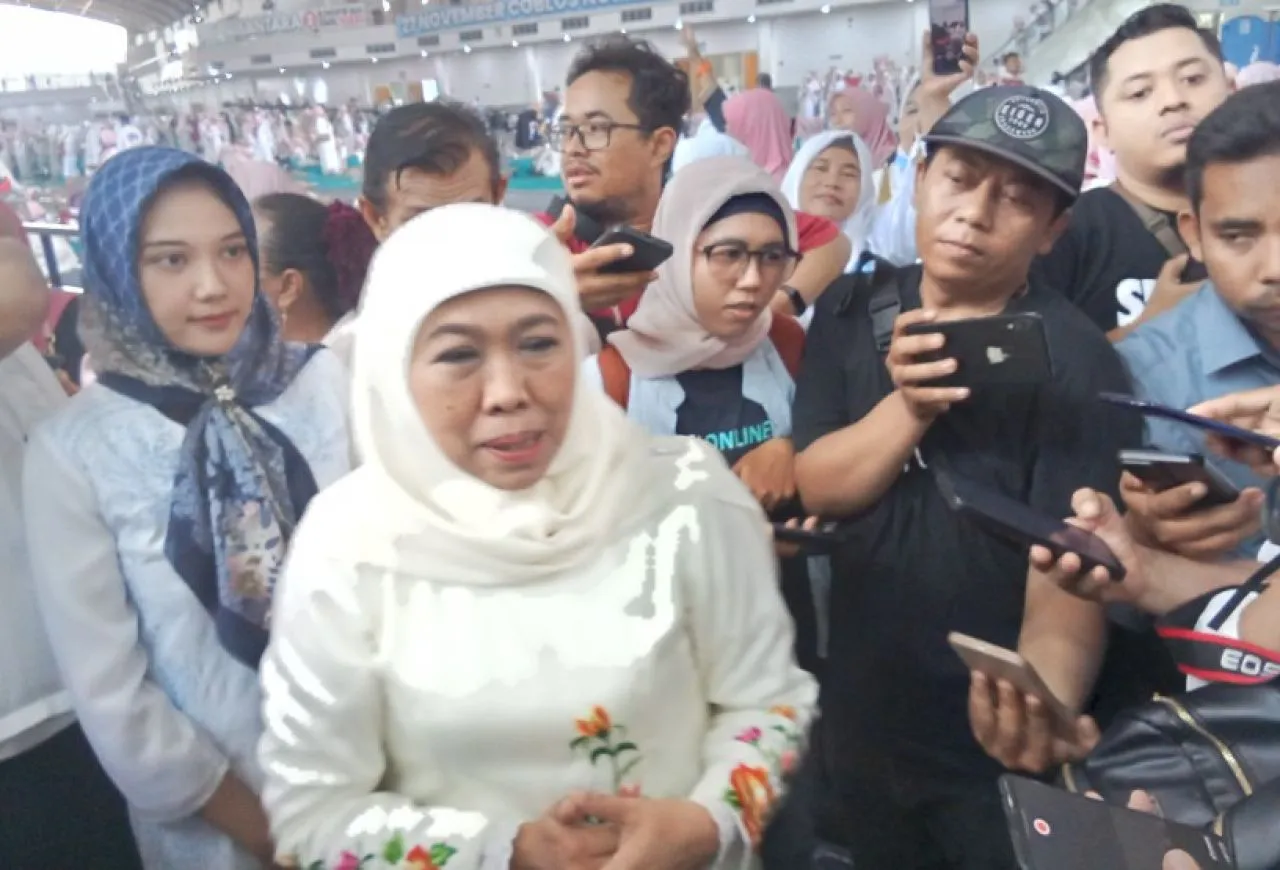 Dzikir, Sholawat dan Doa Jadi Pamungkas Kampanye Pasangan Khofifah-Emil