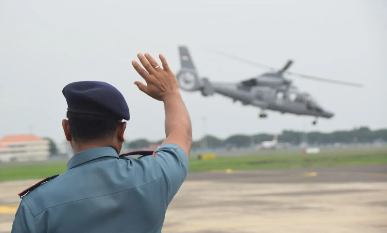 Puspenerbal Lepas Helikopter Panther HS-1306 Jalankan Misi Perdamaian Dunia di Lebanon