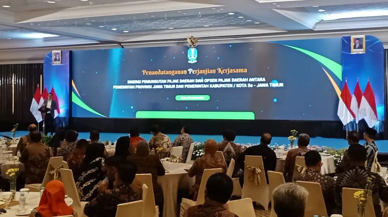 Pemprov dan Pemkab/Kota Se-Jatim Kerjasama Sinergi Pungutan Pajak Daerah dan Opsen Pajak Daerah