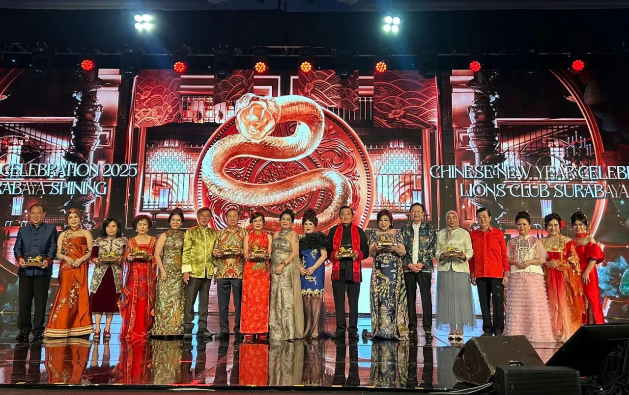 BRI Rajawali Dukung Festival Tahun Baru Imlek 2576 dan Cap Go Meh Lions Club Surabaya Shining 2025