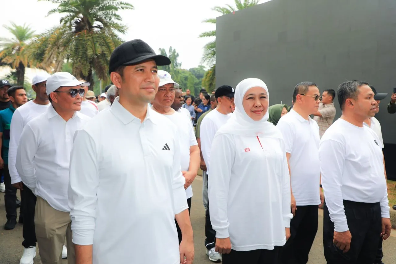Khofifah Emil Ikuti Gladi Kotor Pelantikan Kepala Daerah