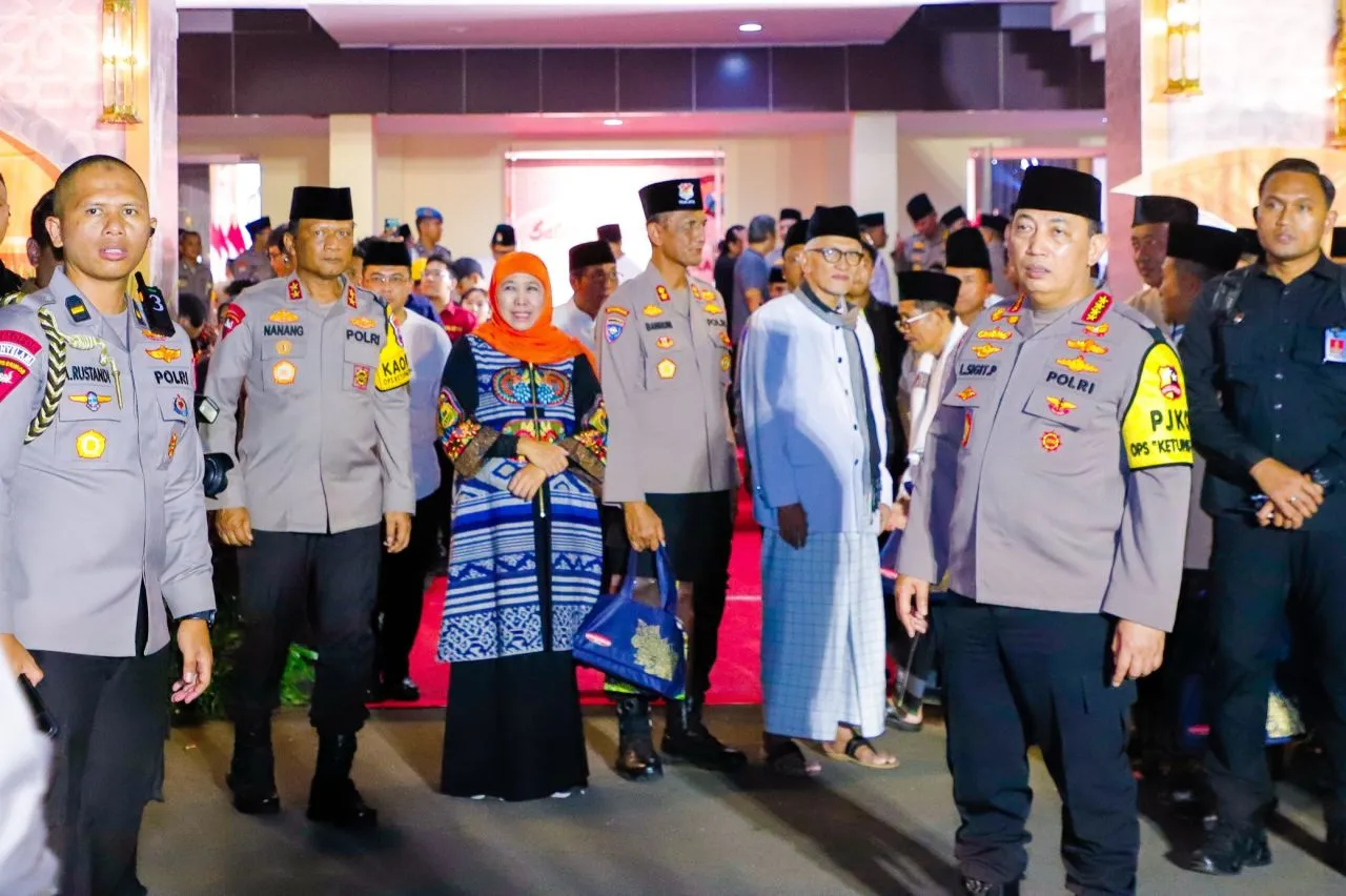 Kapolri, Ulama dan Elemen Masyarakat Bertemu, Gubernur Khofifah: Wujud Sinergitas Jaga Stabilitas