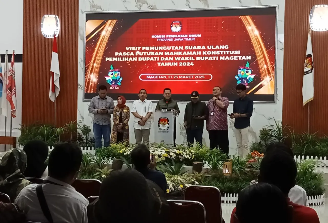 Pemungutan Suara Ulang Pemilihan Bupati dan Wakil Bupati Magetan 2024 Berjalan Lancar