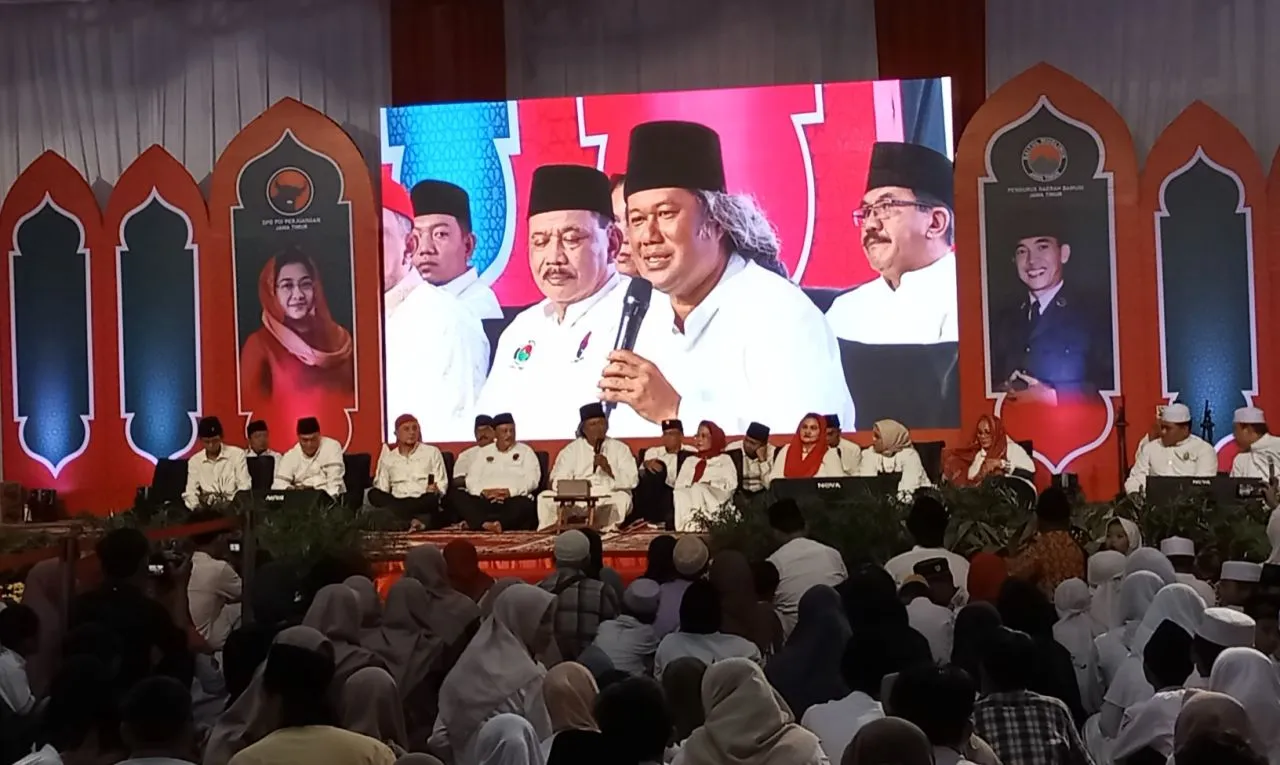 PDIP Jatim Gelar Peringatan Nuzulul Quran, Santuni dan Ajak Berbuka Puasa Anak Yatim Piatu