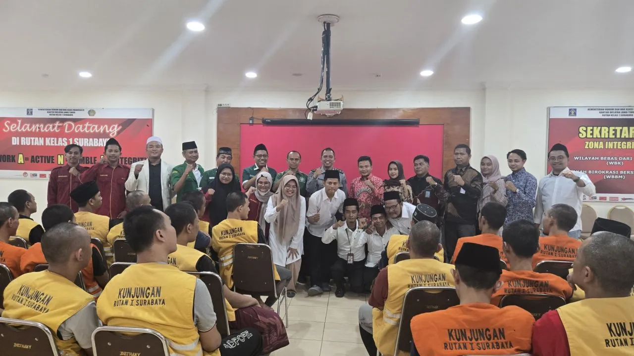 LBH Ansor Jatim Tancap Gas Sosialisasi di Lapas Medaeng