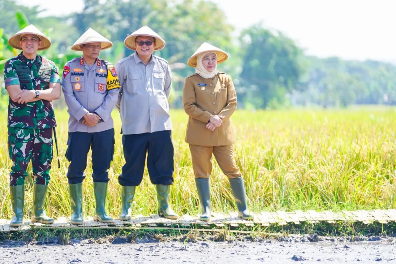 Gubernur Khofifah: Siap Menjaga Jatim Sebagai Lumbung Pangan Nasional