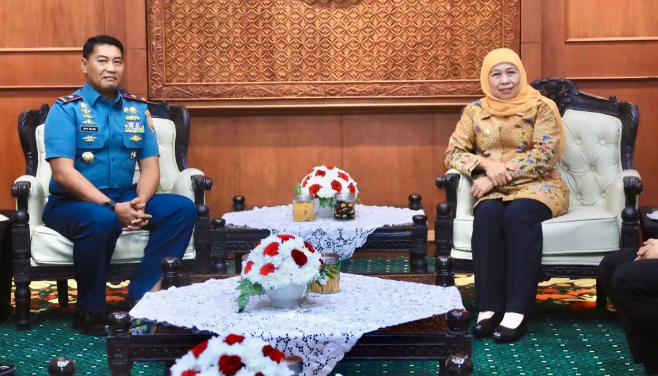 Gubernur Khofifah Apresiasi Komandan Lantamal V Dukung Kedaulatan Pangan di Jatim