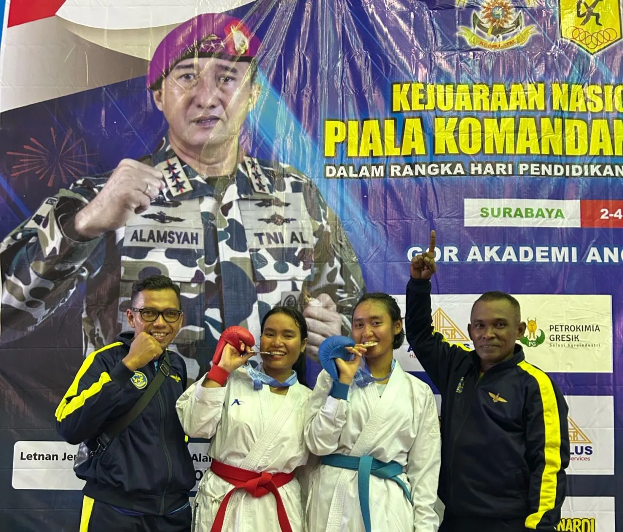 Kontingen Puspenerbal Sabet Dua Medali di Kejurnas Karate Lemkari Piala Dankodiklatal 2025