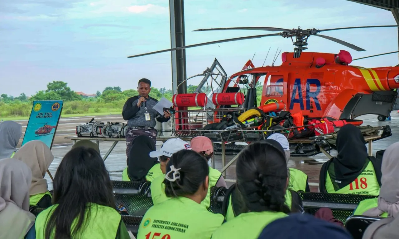 Dukung FK UNAIR, Wing Udara 2 Puspenerbal Siapkan Dua Skuadron Heli Jadi Kawah Candradimuka EMU