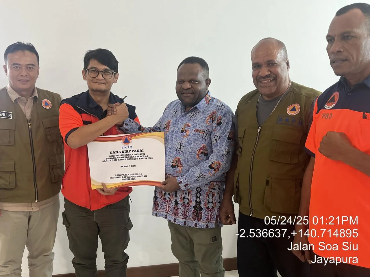 BNPB Salurkan Bantuan Pangan Penanganan Darurat Bencana di Papua Pegunungan
