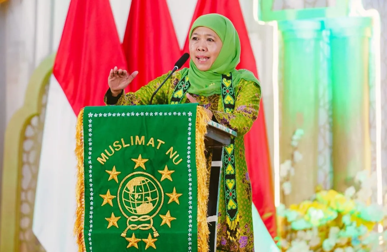 Khofifah Dilantik Jadi Ketum Dewan Pembina, Arifatul Choiri Ketua PP Muslimat NU 2025–2030